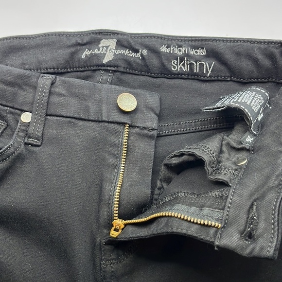 7 For All Mankind The High Waist Skinny Size 26 - Picture 16 of 16